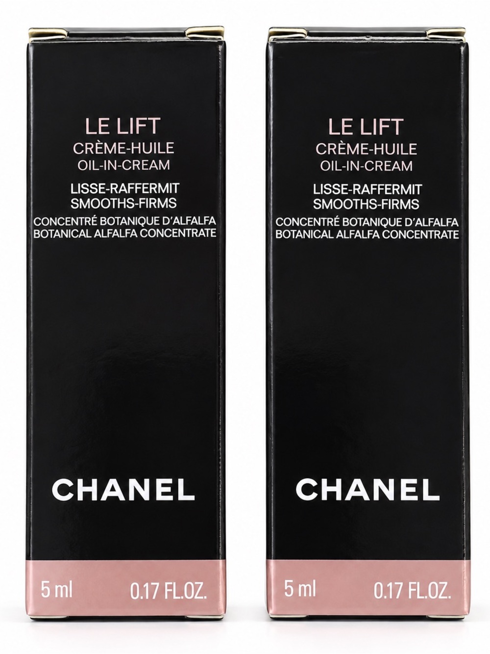 CHANEL Le Lift Oil-in-Cream – Black with Blush Accent